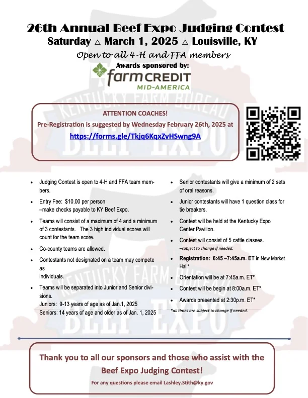 judging contest flyer